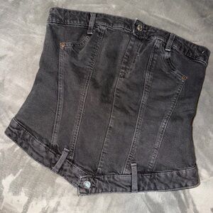 Zara Gray Denim Jeans
